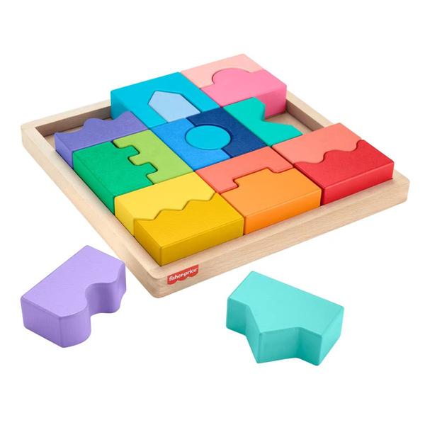 Fisher-Price(R) Wooden Interlocking Blocks