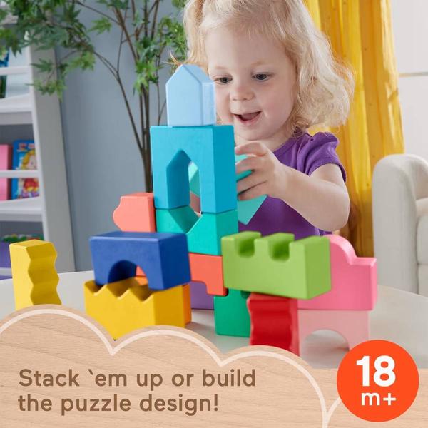 Fisher-Price(R) Wooden Interlocking Blocks alternate view
