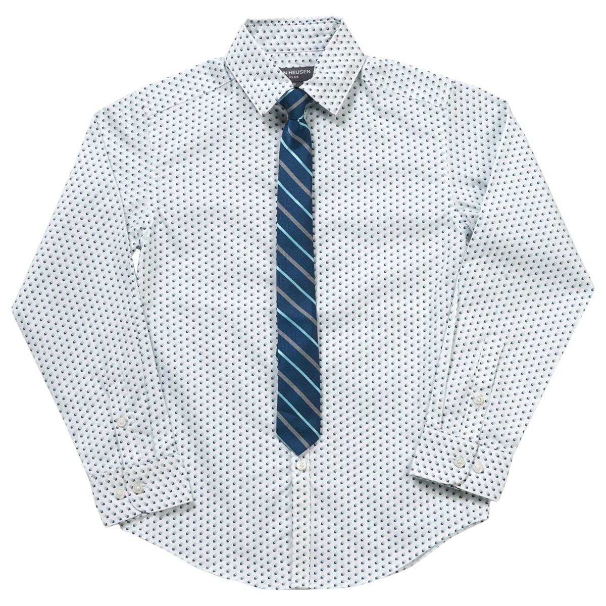 Boys (8-20) Van Heusen(R) Stretch Arrow Geo Print Shirt & Tie