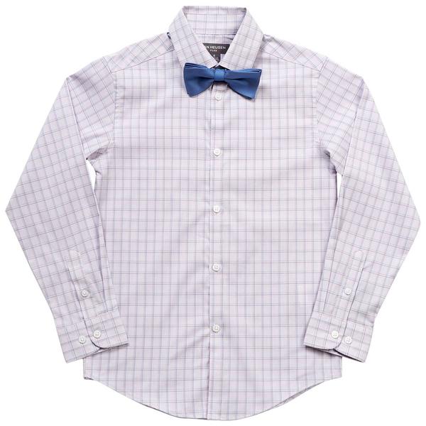 Boys (8-20) Van Heusen(R) Bedford Plaid Dress Shirt & Bowtie alternate view