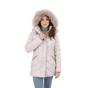 Womens Nine West Faux Fur Trimmed Hood Puffer Coat alternate view