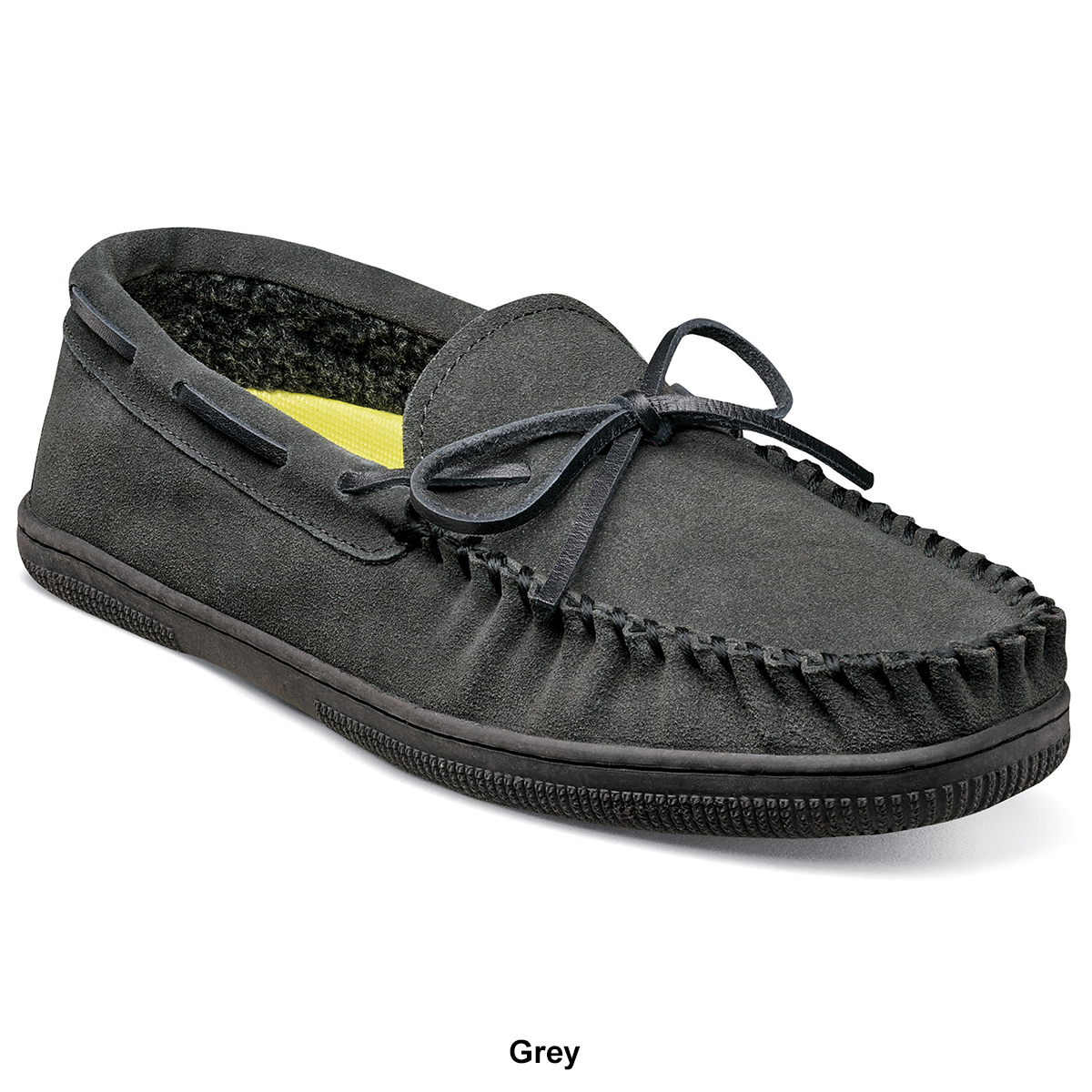 Mens Florsheim Cozzy Moc Toe Tie Slipper