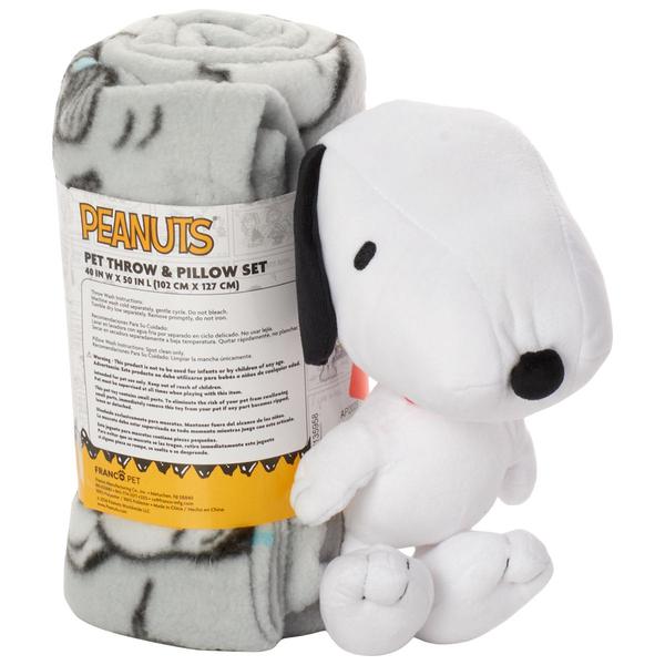 Peanuts(tm) Snoopy Pet Throw and Pillow Set