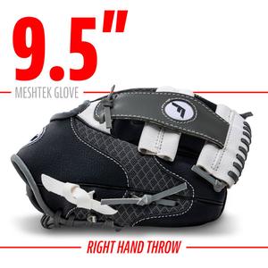 Franklin(R) 9.5in. MESHTEK Gloves & Ball - Black alternate view