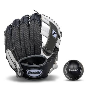 Franklin(R) 9.5in. MESHTEK Gloves & Ball - Black