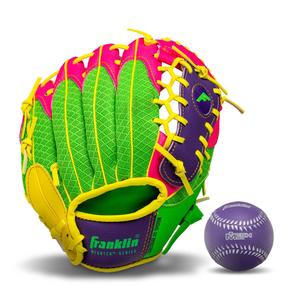 Franklin(R) 9.5in. MESHTEK Ball & Glove - Purple