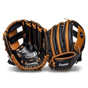Franklin(R) 9.5in. Tee Ball Glove and Ball - Black/Tan alternate view