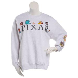 Juniors Freeze Pixar Embroidered Screen Fleece Sweatshirt