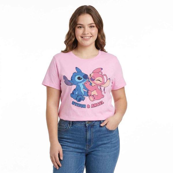 Juniors Freeze Stitch & Angel Screen Tee