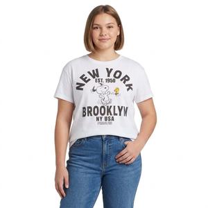Juniors Plus Freeze NY Brooklyn Snoopy Woodstock Tee alternate view