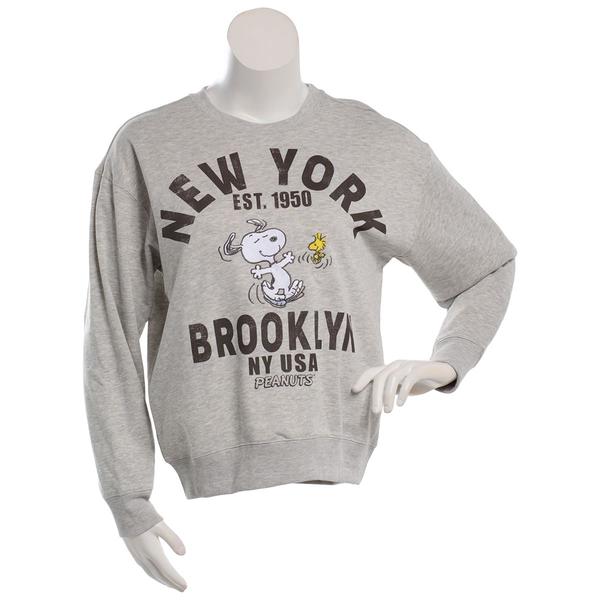 Juniors Freeze Snoopy NY Fleece Sweatshirt