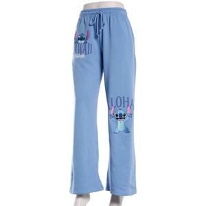 Juniors Freeze Stitch Hawaii Wide Leg Fleece Sweatpants