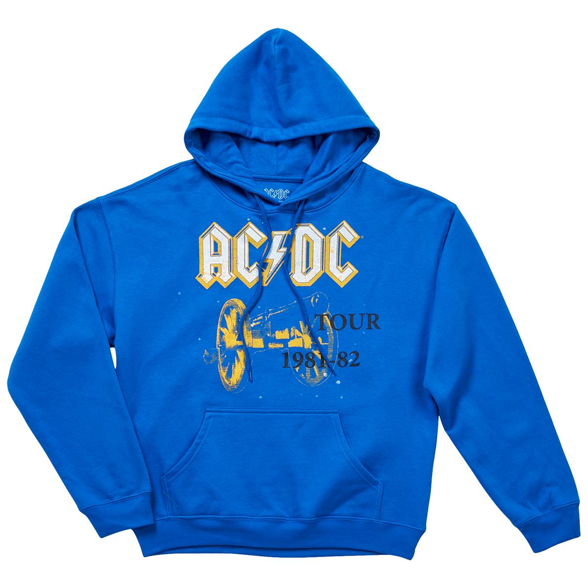 Young Mens AC/DC Retro Graphic Pullover Hoodie