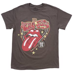 Young Mens Freeze The Rolling Stones Heart Graphic Tee - Charcoal