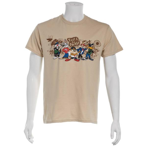 Young Mens Looney Tunes Group Short Sleeve Tee