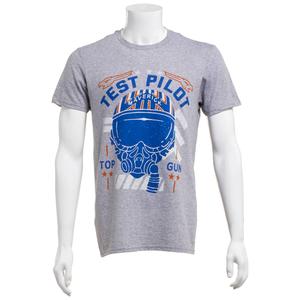 Young Mens Top Gun Test Pilot Graphic Tee