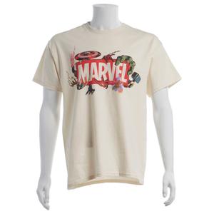 Young Mens Marvel Group Short Sleeve Graphic Tee