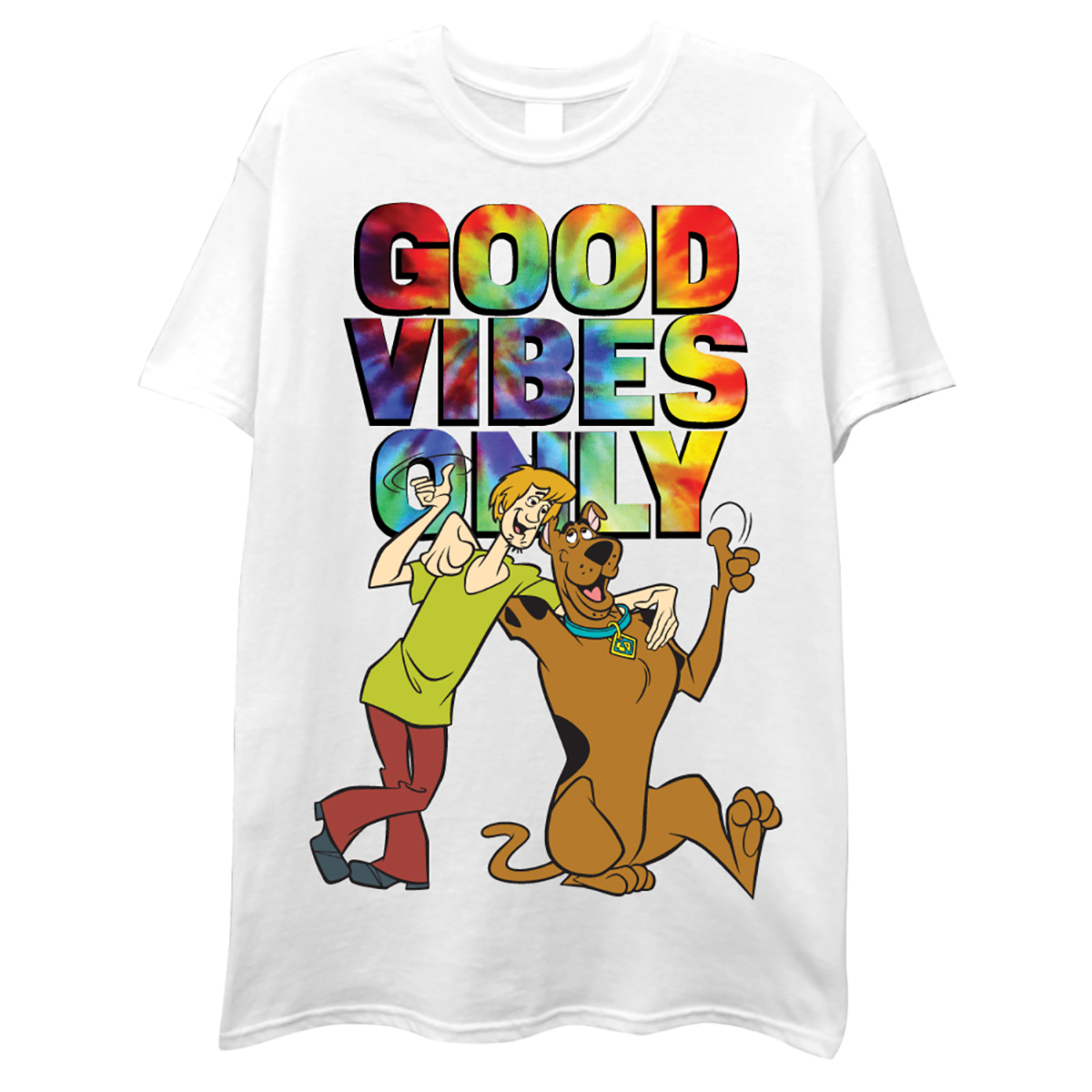 Young Mens Scooby-Doo!(tm) Good Vibes Short Sleeve Graphic Tee