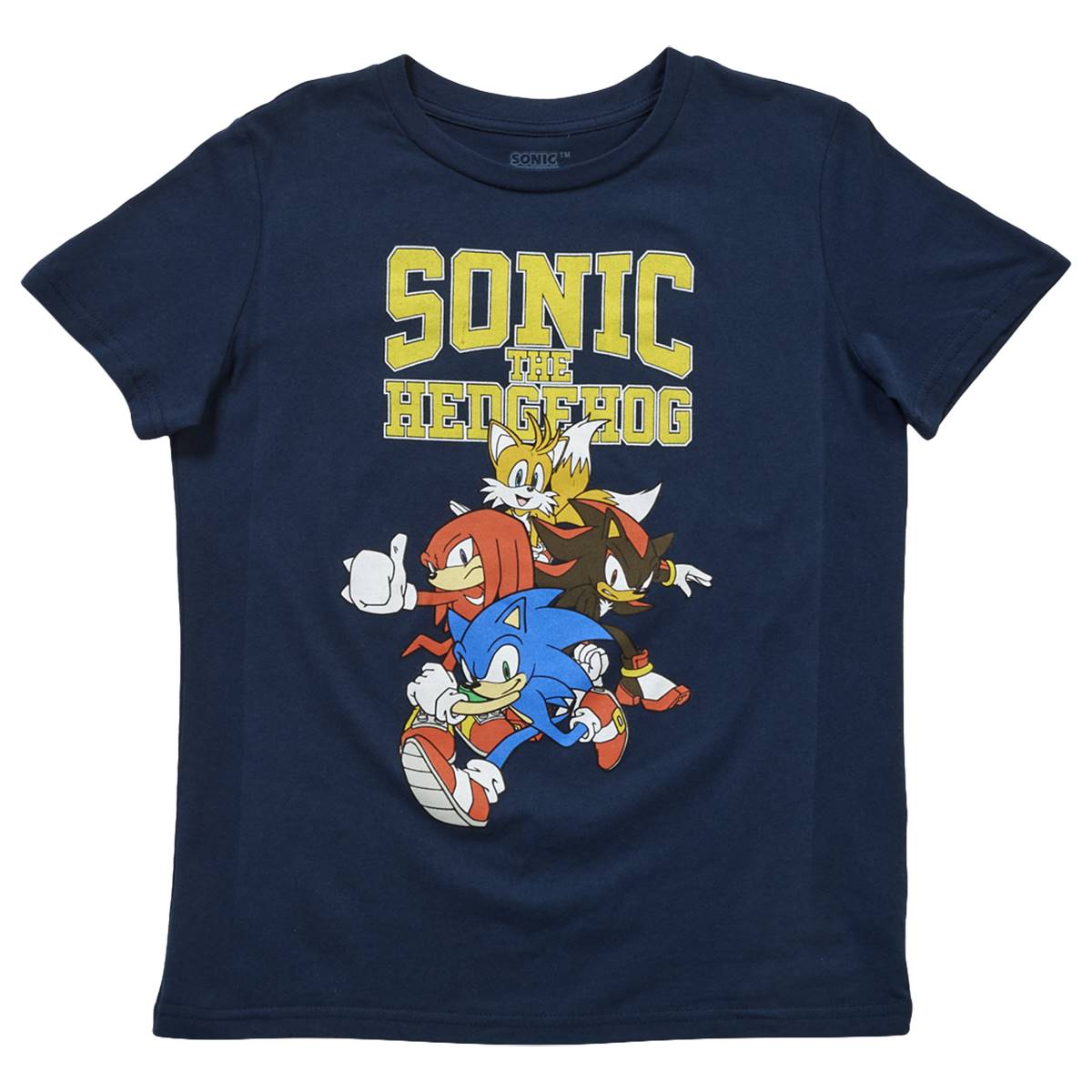 Boys (8-20) Freeze Short Sleeve Sonic Graphic Tee - Navy