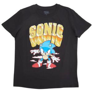 Boys (8-20) Sonic(tm) Short Sleeve 3D Graphic Tee - Black