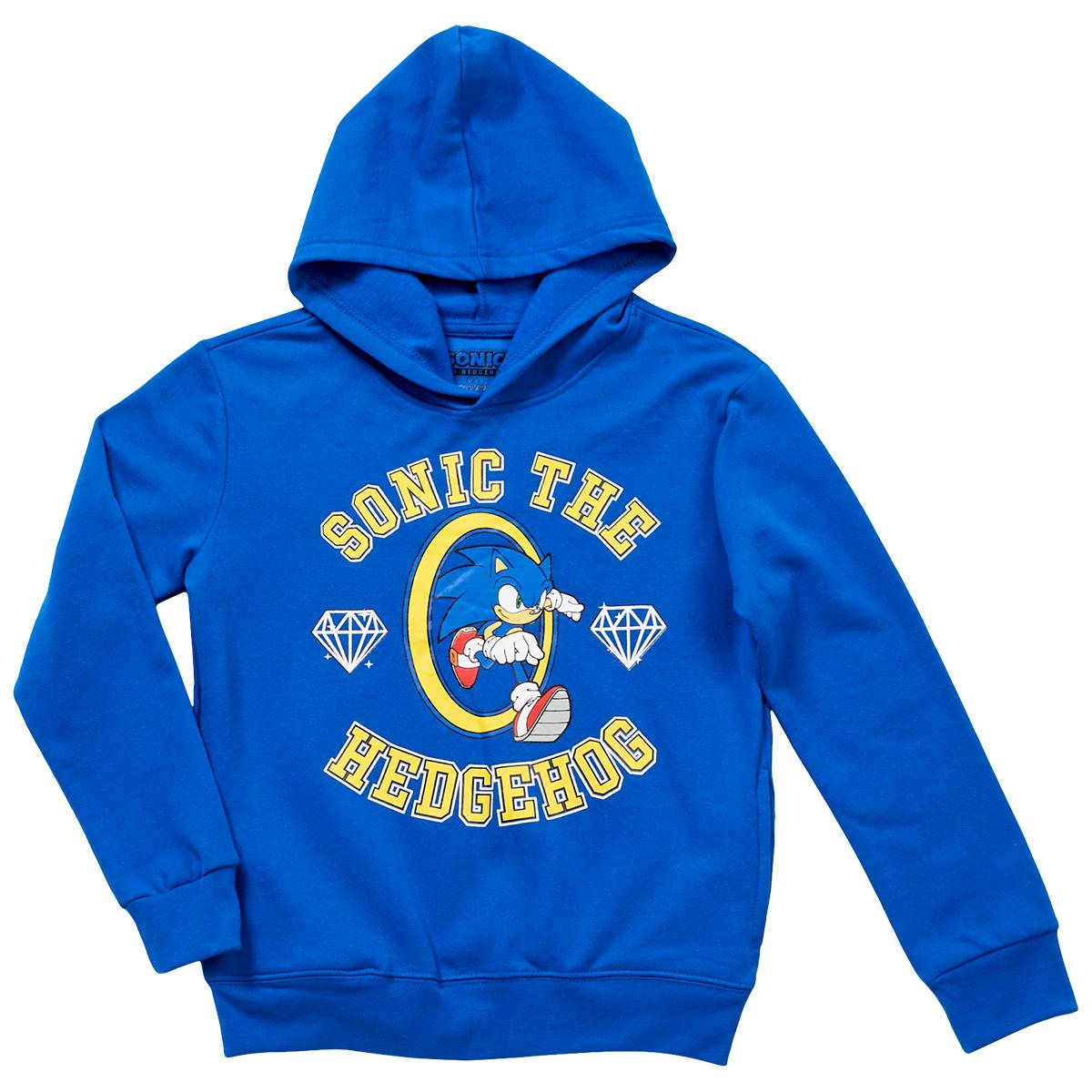 Boys (8-20) Freeze Sonic The Hedgehog W/ Diamonds Hoodie - Royal