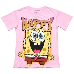 Girls (7-16) Nickelodeon Spongebob Squarepants Happy Tee alternate view