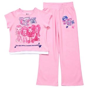 Girls (7-16) Bratz(R) 2pc. Short Sleeve Tee & Pants Set alternate view