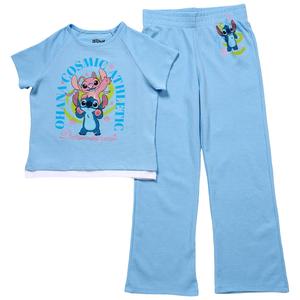Girls (7-16) Disney Lilo & Stitch 2pc. Stitch/Angel Tee & Pants
