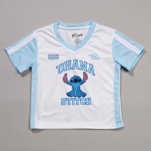 Girls (7-16) Disney Mesh Stitch Soccer Jersey