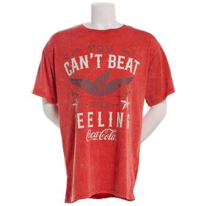 Juniors Freeze Mineral Wash Coca-Cola(R) Dreams Boyfriend Tee