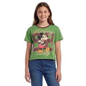 Juniors Freeze Mickey 28 Contrast Skimmer Tee alternate view