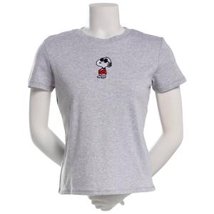 Juniors Freeze Snoopy Embroidered Baby Tee