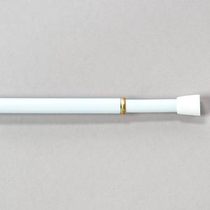 7/16 Tension Curtain Rod - White