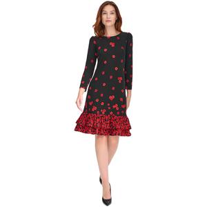 Womens Tommy Hilfiger Floral Ruffle Hem Shift Dress