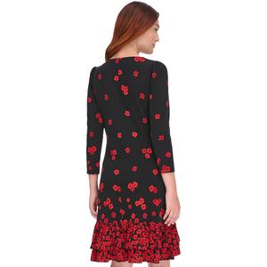 Womens Tommy Hilfiger Floral Ruffle Hem Shift Dress alternate view