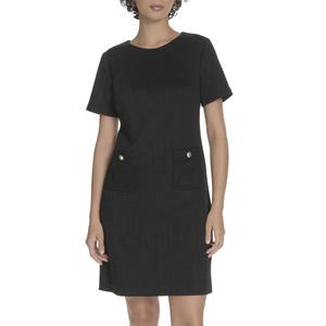 Womens Tommy Hilfiger Short Sleeve Shift Dress w/ Pocket