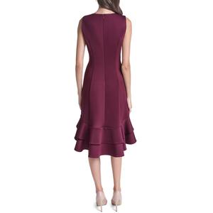 Womens Tommy Hilfiger Sleeveless Ruffle Hem High Low Dress alternate view