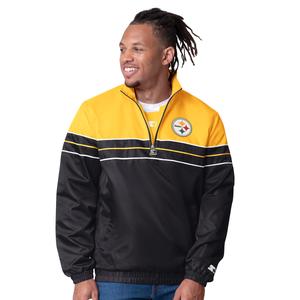 Mens Starter(R) Game Changer Steelers Pullover Jacket