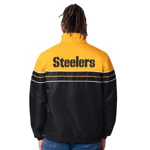 Mens Starter(R) Game Changer Steelers Pullover Jacket alternate view