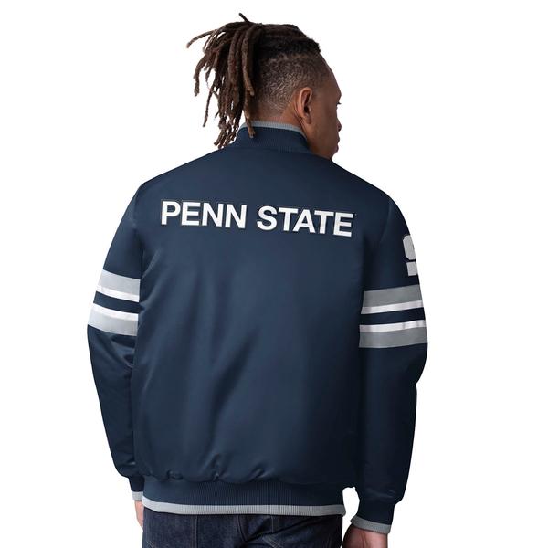 Mens Starter(R) PSU Scout Snap Button Varsity Jacket alternate view