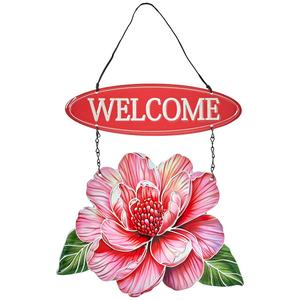 Floral Welcome Wall Hanging