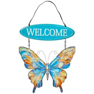 Butterfly Welcome Wall Decor