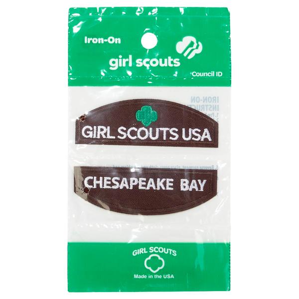 Girl Scouts Brownie Chesapeake Bay Patch Council ID Set