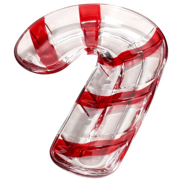 Godinger Candy Cane Cracker Tray