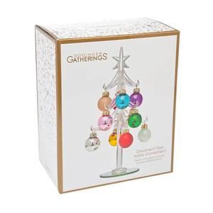 Godinger Tree with Multi Color Ornaments alternate view