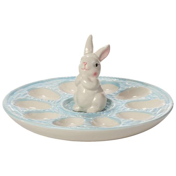 Godinger Easter Bunny Deviled Egg Tray