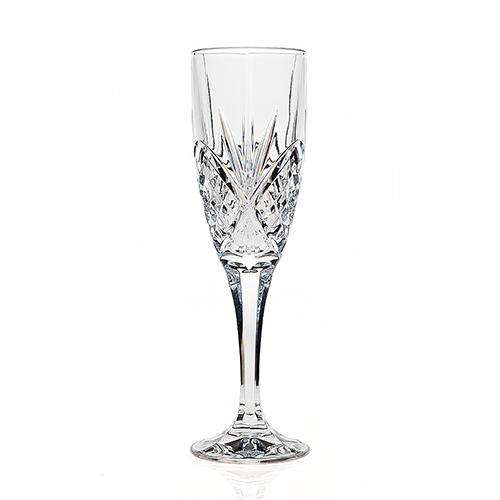 Godinger Shannon Crystal Dublin Set of 4 Champagne Flutes