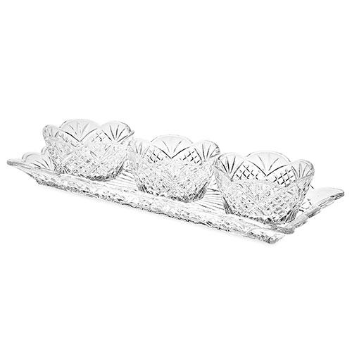 Godinger Dublin 4pc. Relish Dish