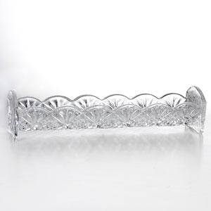 Godinger Dublin Crystal Cracker Tray