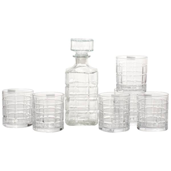 Godinger Tartan Plaid 7pc. Whiskey Set